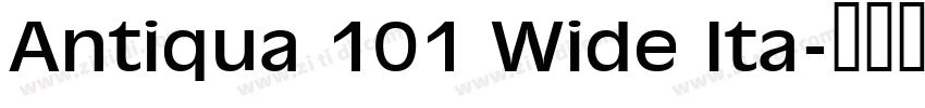 Antiqua 101 Wide Ita字体转换 Antiqua 101 Wide Ita字体转换